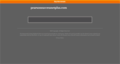 Desktop Screenshot of pearsonsuccessnetplus.com