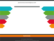 Tablet Screenshot of pearsonsuccessnetplus.com